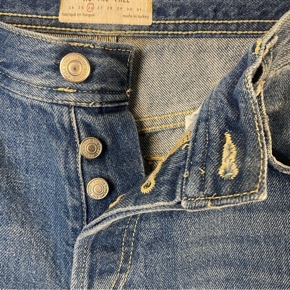 𝅺WE The Free Maggie Ripped Ankle Straight Leg Jeans - Picture 8 of 9